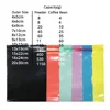 100pcs Multi Sizes Reclosable Poly Ziplock Package Pouches Black Heat Sealing Zip Lock Plastic Storage Bags 6