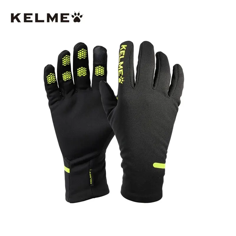 

Kelme Football Training Cold-proof Gloves Adult Fleece-lined Children Warm Touch Screen Cycling Sports Winter