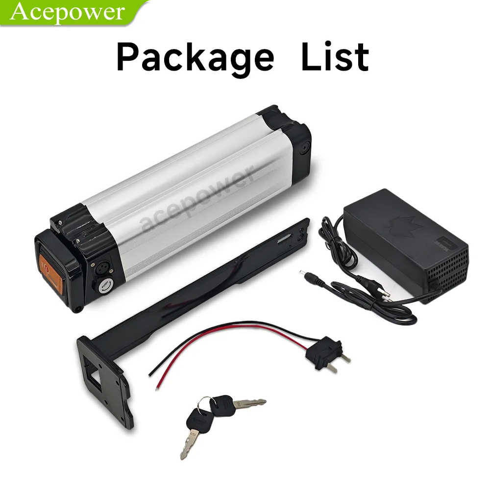 For Phylion Zhenlong ZL07010-F Trio MiFa Rex Ebike Battery 24V 10.4Ah 20.8Ah Silver Fish Battery for Zhenlong Aldi MiFa Trio