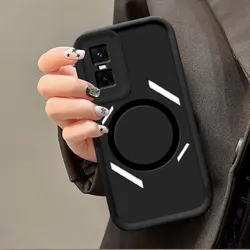 Candy Soft Silicone Bumper Phone Case with Magnetic Ring Sticker for Infinix GT 30Pro (BK - JGKS - ZP1)