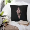 Jungkook Pillowcase Polyester Linen  Creative Zip Decor Bed Cushion Cover 45x45cm 18x18Inch 2