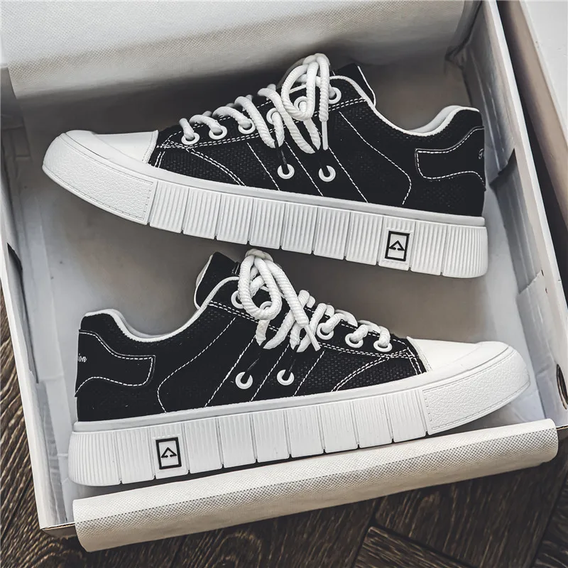 Men's Casual Shoes Canvas Breathable New Male Comfortable Outdoor Walking Shoes Men Loafers Shoes Sneaker Easy Matching 4