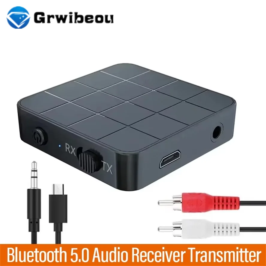 Wireless Stereo Bluetooth Audio Receiver & Transmitter with AUX/USB Connectivity