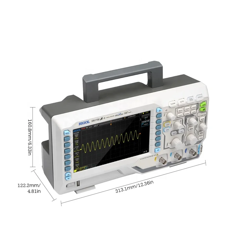 Rigol DS1202Z-E Digital Oscilloscope 200Mhz Bandwidth,2 Channels,1GSa/s  Sampling Rate,24Mpts Memory Depth