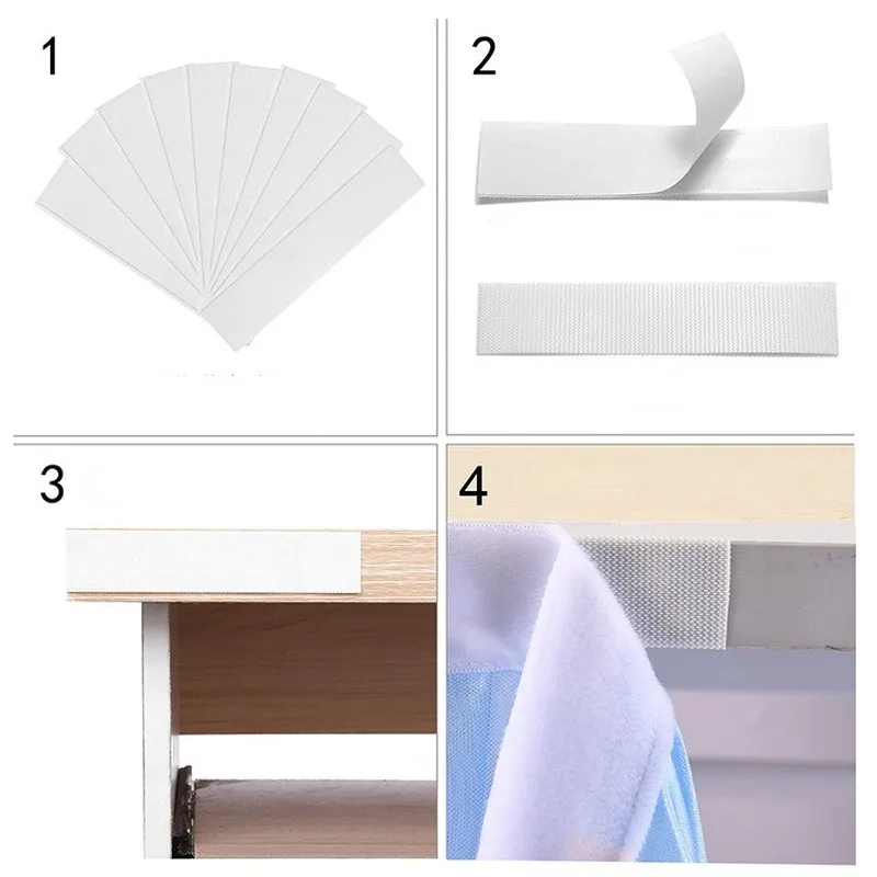 4FT White Tulle Table Skirt with LED Lights Table Cloth for Birthday Party Baby Shower Wedding Bar Home Christmas Decor