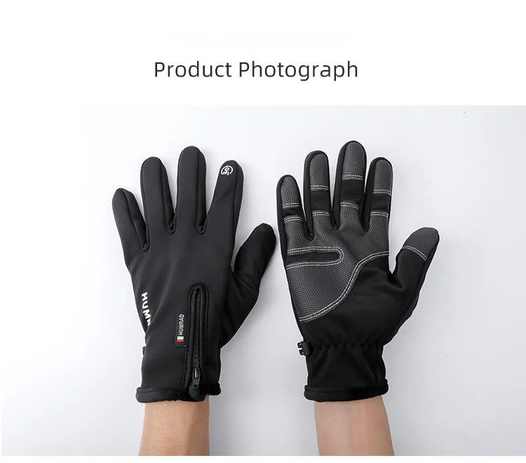 Neue Outdoor-Fahrradhandschuhe für Herren, Touchscreen, Winter-Plüsch-Isolierung, wasserdichte und rutschfeste Damen-Ski-Motorradhandschuhe zum Fahren_voghion.com