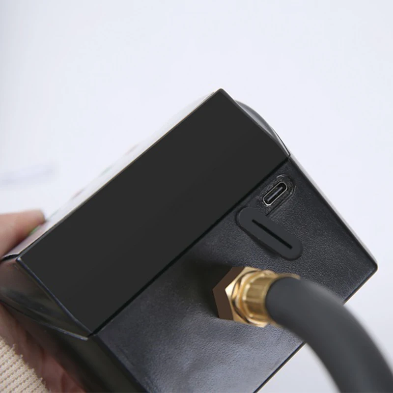 LCD 타이어 팽창기, 완전 자동 팽창기, 4 압력 유닛, LCD 디지털 디스플레이, 사전 설정 압력