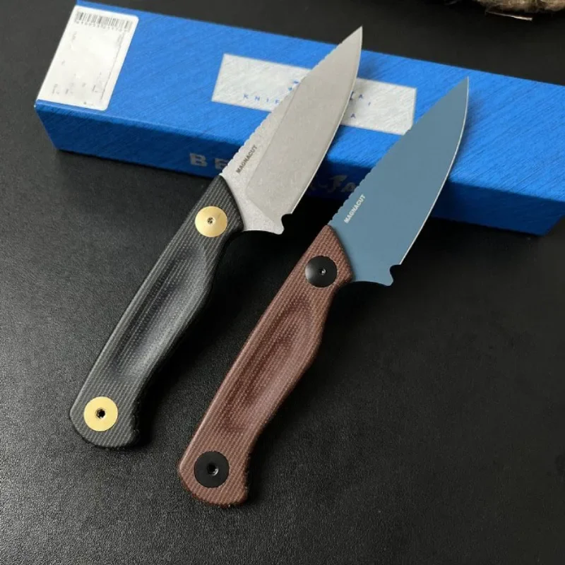 Dacian 203BT Fixed Blade Linen Fiber Handle MagnaCut Blade Outdoor Hunting Tactical Knife EDC Pocket Knife 2