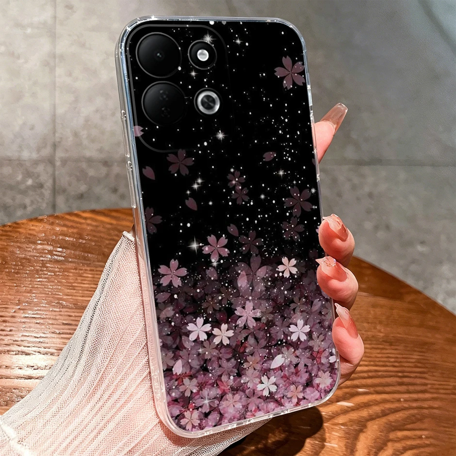 Yellow Duck Bear Durable Anti-Fall Silicone Transparent Bumper Case - New Style Simple Design