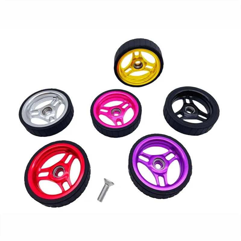 Week Eight K-1 Folding Bike Widening Easy Wheel For Brompton Birdy Aluminum Alloy Hollow Bearing Wheels Eieio Bicycle Parts