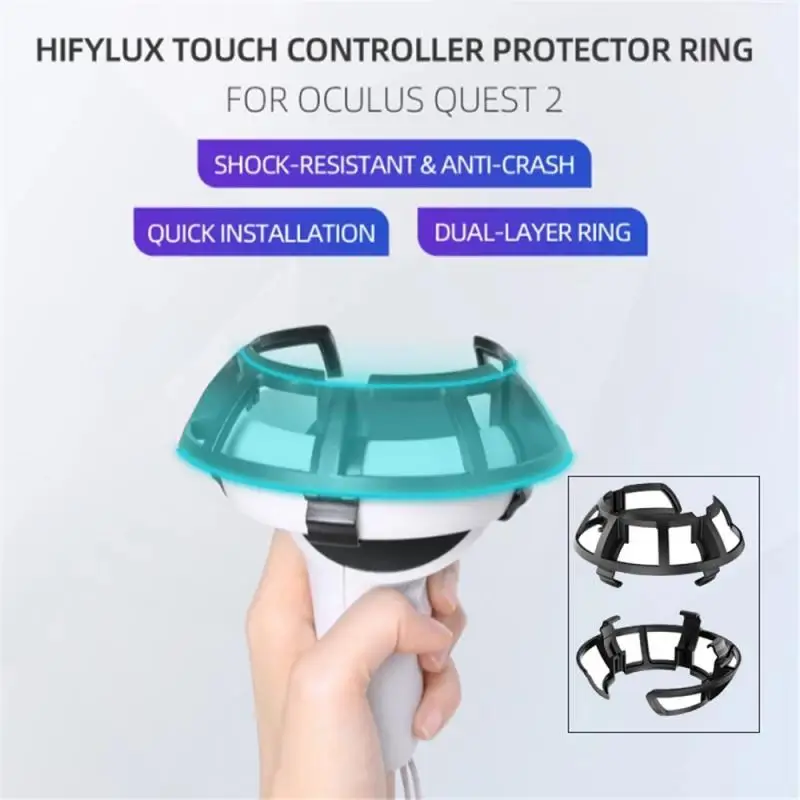 Touch Controller Ring Plastica Anti-Collisione Anti Caduta Leggero Portatile Per Gioco Vr Controller Ring 1 Paio 2 Impugnatura