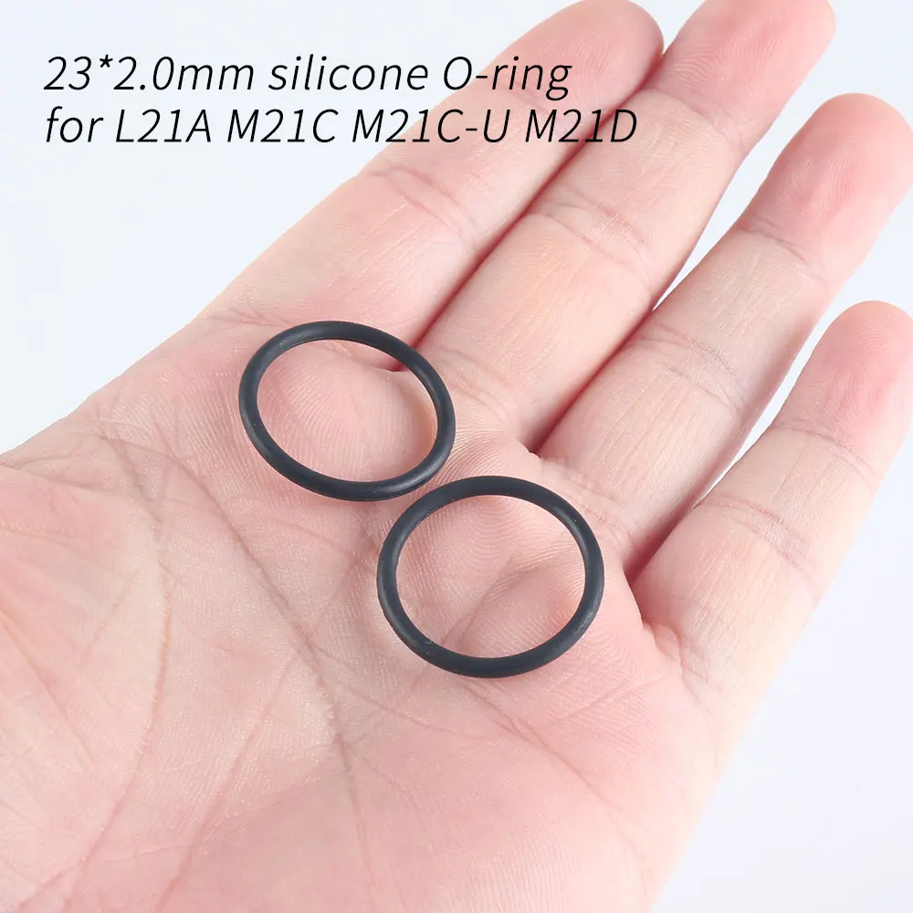 Silicone O-ring For L21A M21C M21C-U M21D S11 23*2.0mm black