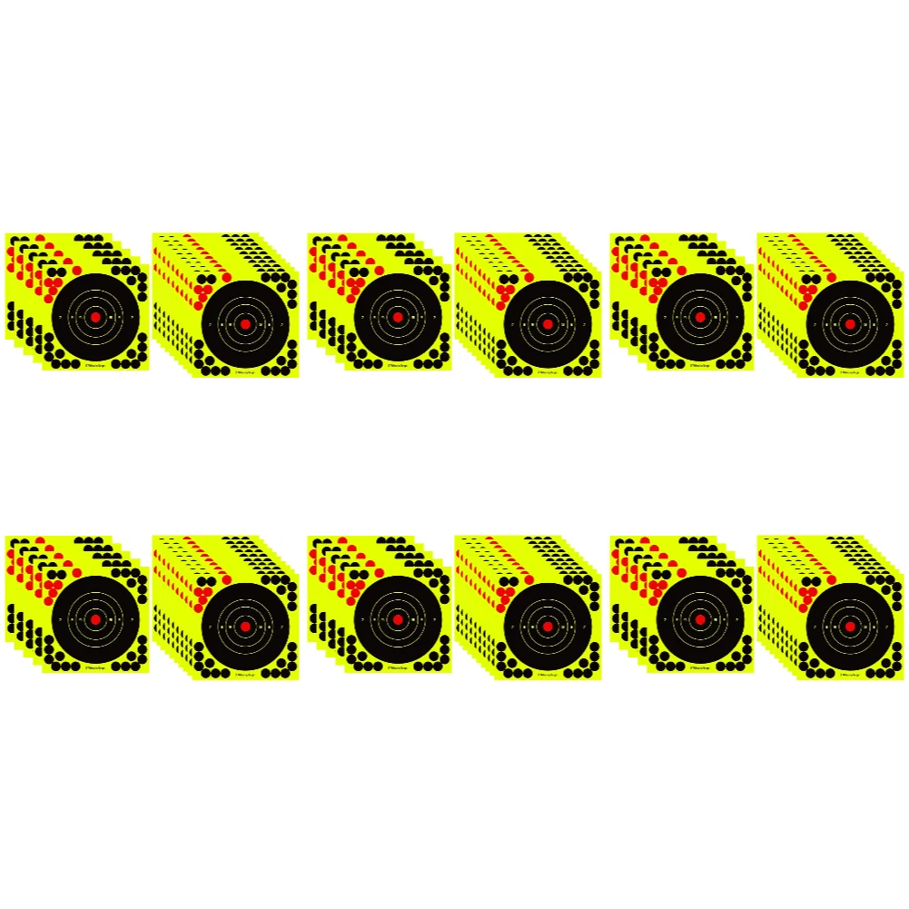 High Visibility Reactive Splatter Target Stickers