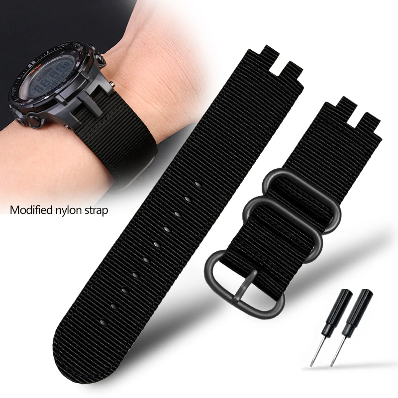 Durable Nylon Waterproof Outdoor Sports Watch Strap Bracelet