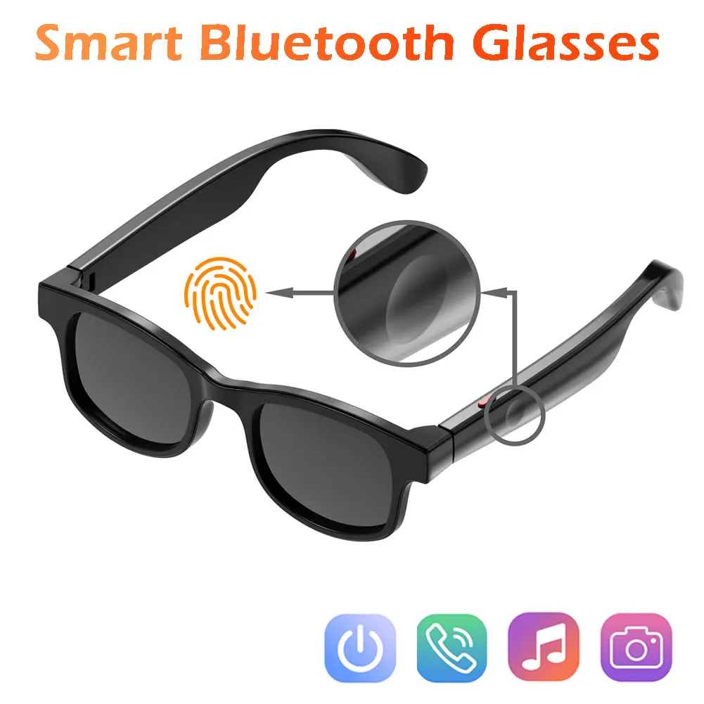 Smart Bluetooth Glasses Built-in Mic Outdoor Cycling 5.4 Smart Wireless Headphone Sunglasses for Unisex Outdoor UV Protection