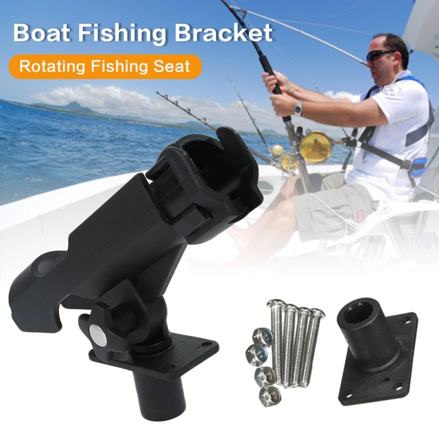 Fishing Pole Rod Holder, Portable Adjustable Durable 360° Rotatable Fishing  Rod Bracket with Mount for Fishing : : Bags, Wallets and Luggage