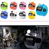 New 2/1PC 4 Digit Number Counters Plastic Shell Hand Finger Display Manual Counting Tally Clicker Timer Soccer Golf Counter Gift 2