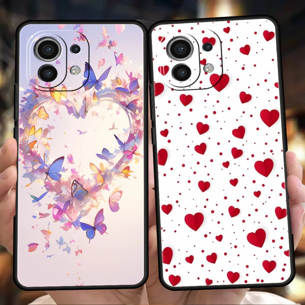 Soft Love Heart Phone Case Cover