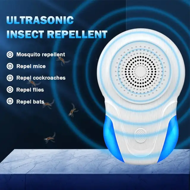 Ultrahangos Szúnyogok Repellentinject Elektronikus Kártevőirtó Szúnyog Patkányok Pókok Csótány Gyilkos Háztartási Kártevőirtás Szabályozás - Image 2