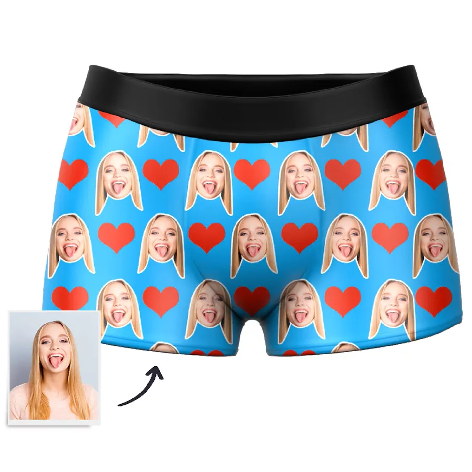 Fidanzata Mutande Con Stampa Faccia Mutande Personalizzata Foto
