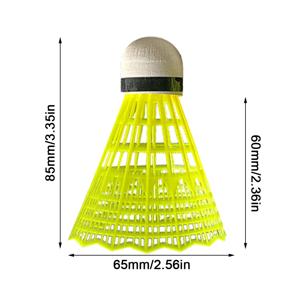 High Speed Badminton Birdies 3/6 Pcs Great Stability Badminton Ball Nylon for Sports Activities for Beginner Practice Badminton Shuttlecock Badminton Ball