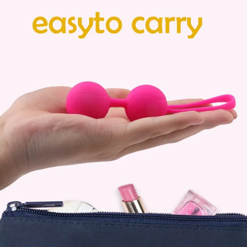 Silicone Smart Love Kegel Ball for Vaginal Tight Exercise Machine Vibrating Ben Wa Ball of Sex Toys for Women Dumbbell