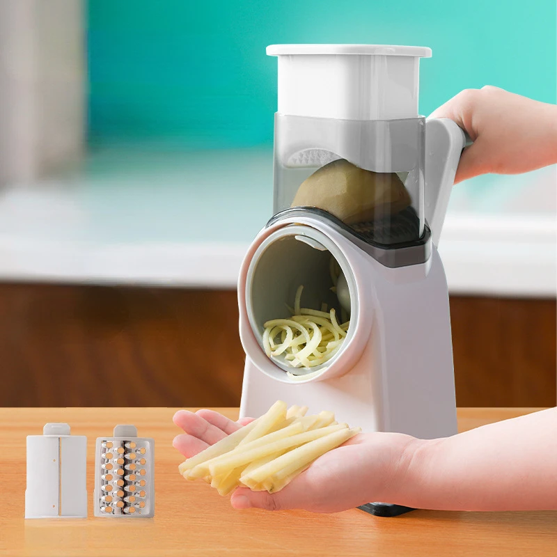 Multifunzionale Windstorm Chopper Trituratore Di Verdure Hand Rock Cilindro Affettatrice Grattugia Trituratore Di Patate