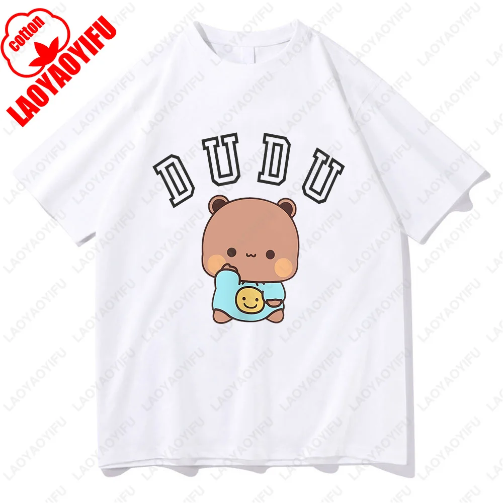 Kawaii Panda Bear Graphic Cotton T-Shirts – Cute Cartoon Summer Tees