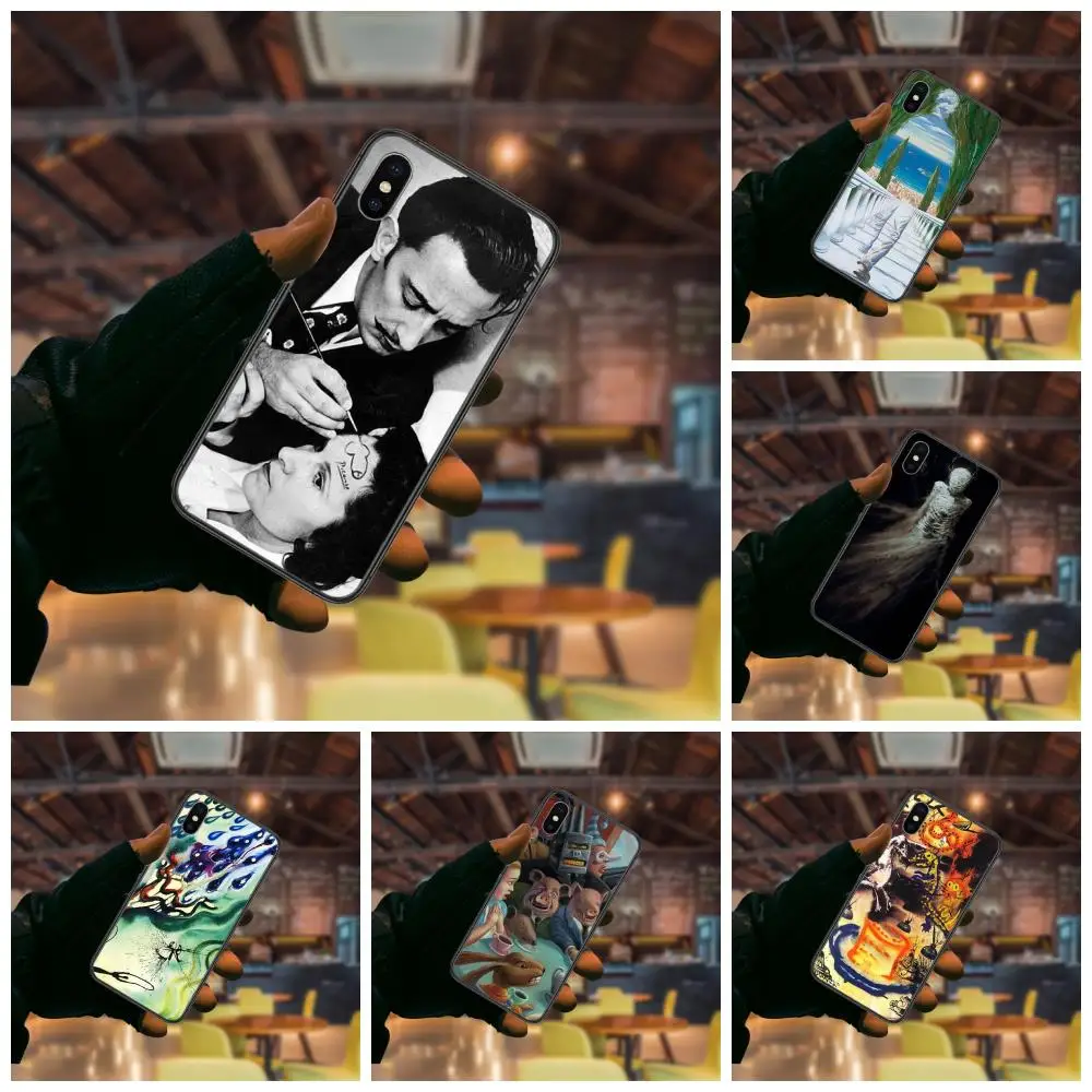 Mad Tea Party Salvador Dali Ebay Per Galaxy Note 20 10 9 8 Ultra Samsung M51 M31 A7 A8 J6 J8 2018 A10S A11 Black Waterproof Art