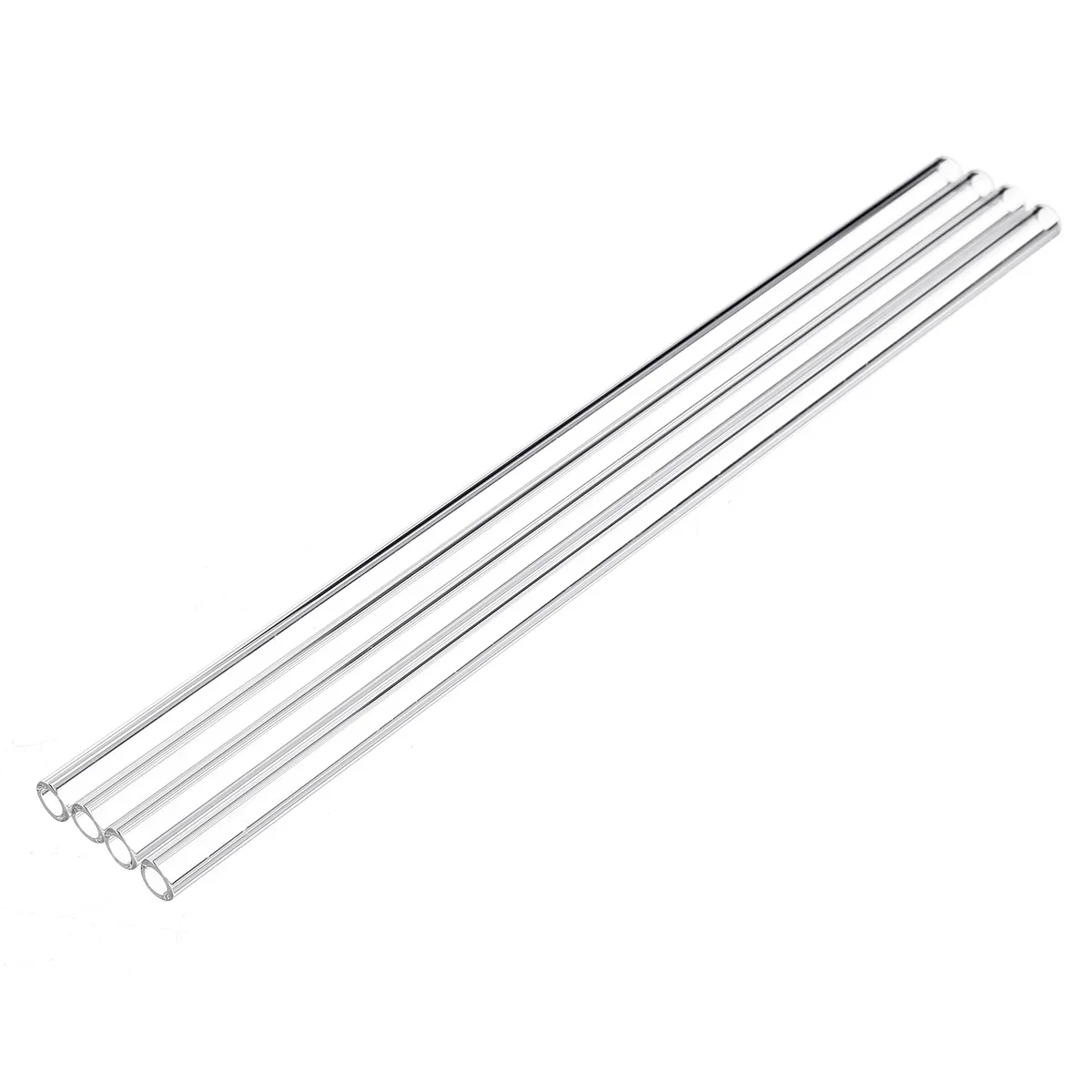 250mm OD 8mm 1.5mm Thick Wall Borosilicate Glass Blowing Tubes 4Pcs for Lab stainless steel tube brass tube aluminium tube plastic tube carbon fiber tube copper tube steel pipe carbon steel tube