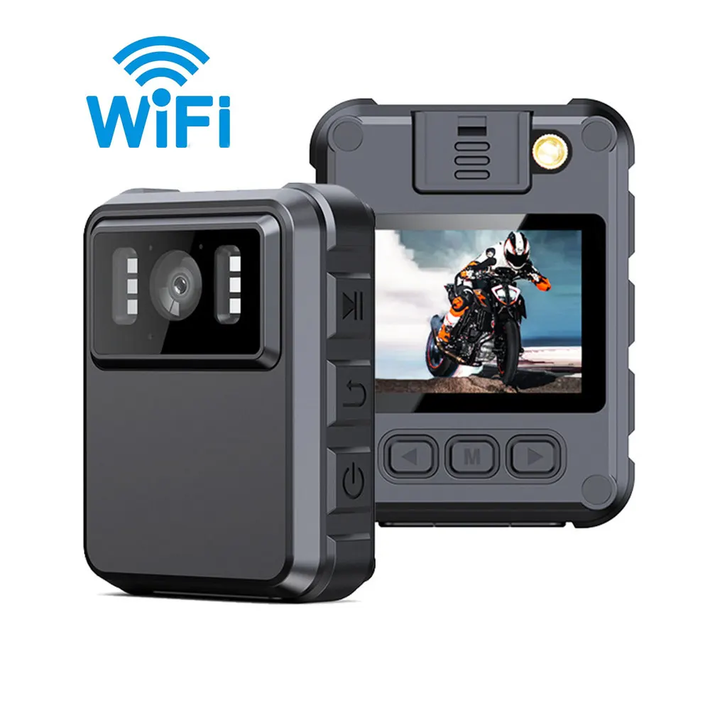 Wifi Hotspot Hd 1080P Mini Camera Sportcamera Recorder Outdoor Wetshandhaving Nachtzicht Videorecorder Politie Bodycam