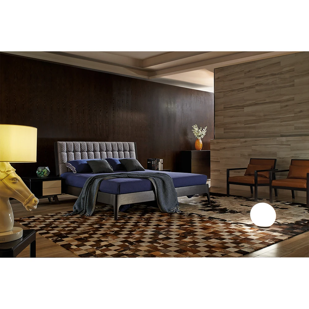 

New desgin solid wood sturdy modern bedroom furniture