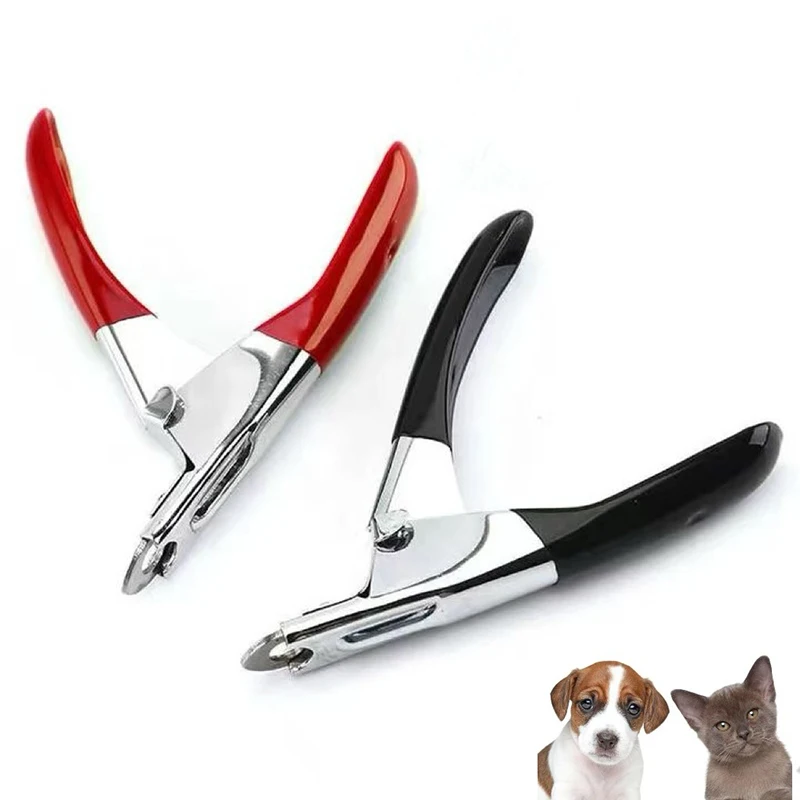 Pet nail clipper Dog cat nail clipper stainless steel pet toes cutter scissor grooming tool for small medium dogs cats guillotine nail clipper
