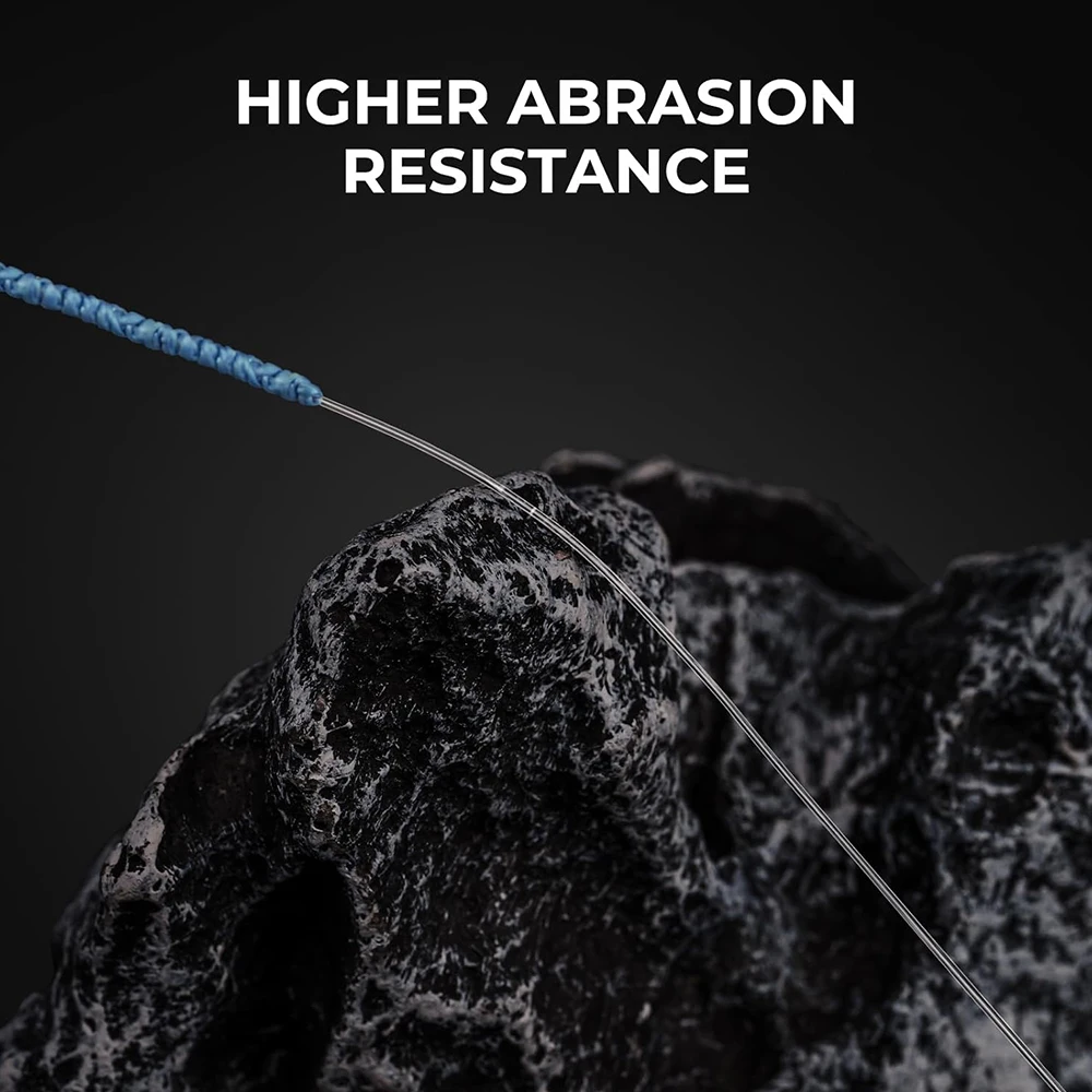 100M Carbon 99 % Fluorkohlenstoff-Angelschnur, starke Verdeckung, hochwertige Super-Power-Angelschnur zum Angeln im Freien – Detail 5
