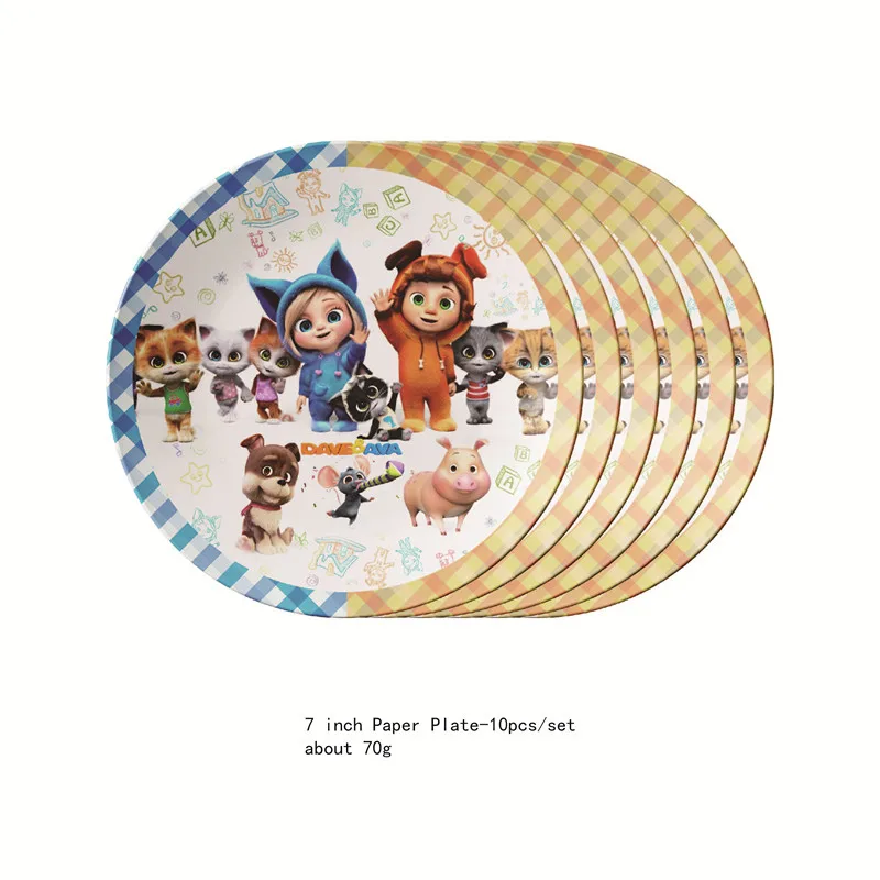 Disney DAVE AND AVA Birthday Theme Gift DAVE AND AVA Disposable