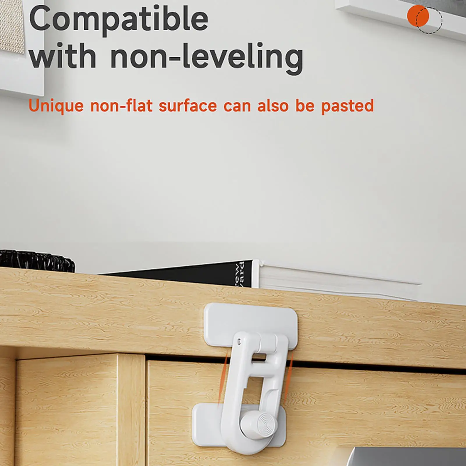 Fridge Child Safety Lock Small Refrigerator Door Latch Oven Baby Proofing Child Safety Lock Child Proof Fridge Lock For Toddler