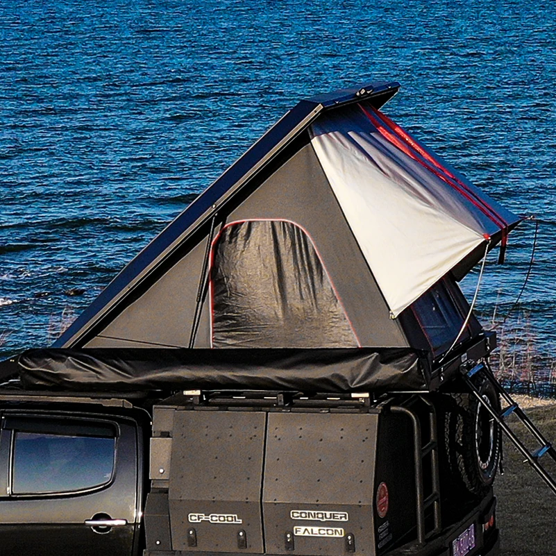 

New Design Folding Camping Outdoor camping Hard Shell Truck Roof Tent inflatable camping tent
