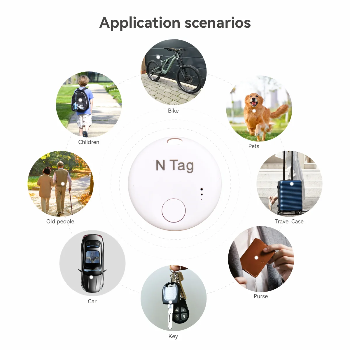Bluetooth Smart Tags Search Locator GPS Tracker Air Tag Work With Find My APP Anti-lost Finder For Luggage Key Pet gps locator key finder anti lost tracker anti lose tracker item locator anti lost locator key chain locator