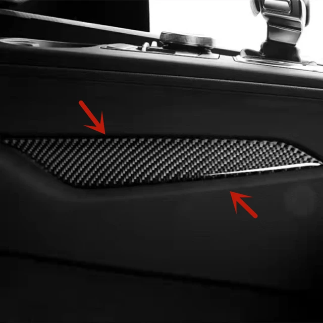 Auto Innenraum Zentral bedienfeld Konsole Dekoration Streifen Kohle faser  Aufkleber für Audi A4 B9 17-21 LHD Rhd Tuning Zubehör - AliExpress
