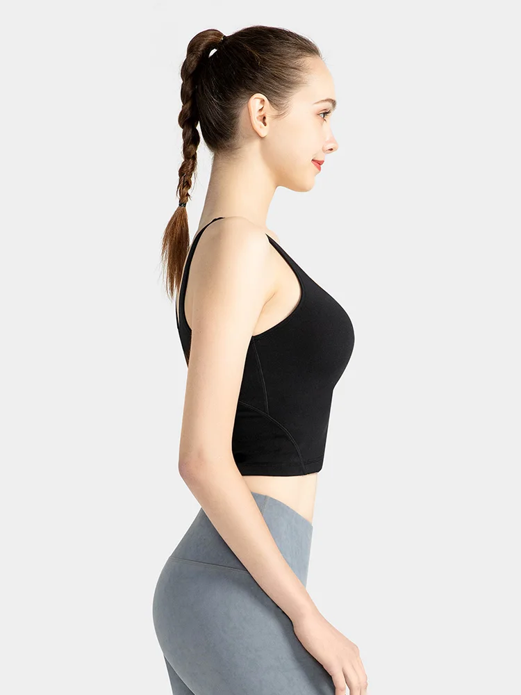 Sports Bra Women Thin Section Shockproof Beauty Back Vest Style High-intensity Running Fitness Yoga Underwear With Chest Pad