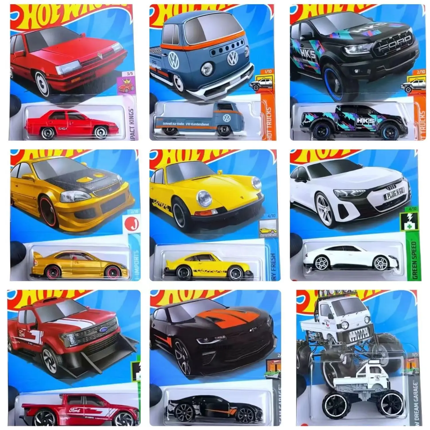 

24B Hot Wheels Car Toys for Boys 1:64 Diecast Nissan Skyline Mazda Autozam Porsche 911 Dodge Audi Barbie Corvette Birthday Gift