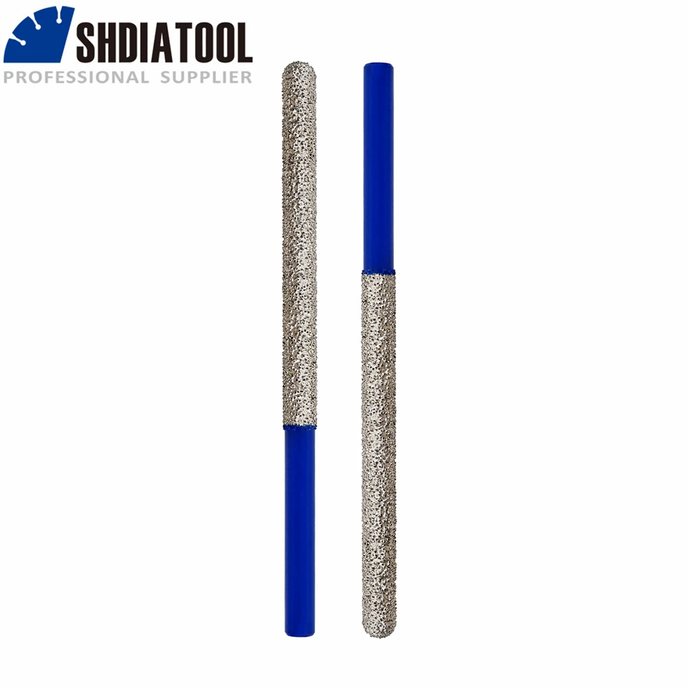 

1/2pcs SHDIATOOL Round Shank Raking Mortar Bits Milling Brick Stone Porcelain Dia7.2x74mm Grinding Hole Saw Diamond Finger Bits