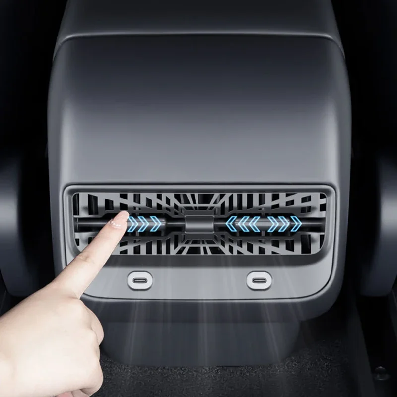 Copertura Prese D'Aria Posteriori Per Tesla Model Y 2024 E Model 3 | Griglia Di Protezione ABS | Accessorio Interno