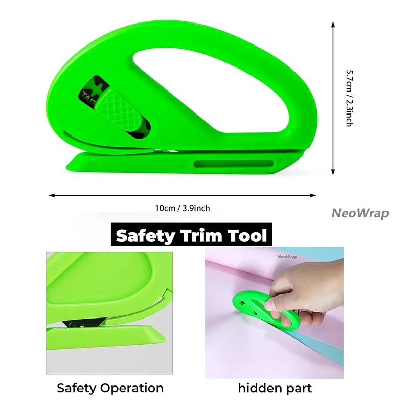 11Pcs Wallpaper Smoothing Tool Kit Reusable Vinyl Wrap Squeegee Glass Film Decal Window Tint Applicator Contour Vinyl Squeegee