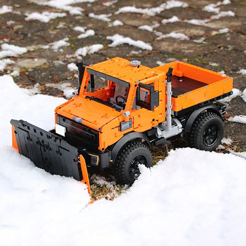 MOC 빌딩 블록 트럭 모델, Unimog U1400 제설기 자동차, MOD 42126 F-150, DIY 벽돌 장난감 조립 선물, 기술 1264PCs, 신제품