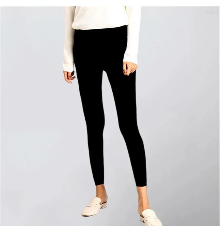 New 2022 Autumn Winter Women Leggings Solid Casual Slim Pants Trousers High Waist Sportwear Ladies Ankle Length Leggings carhartt leggings