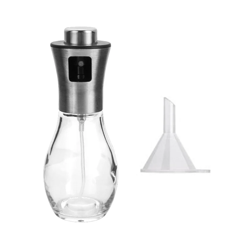 

200Ml Oil Spray Bottle Push Type Oil Bottle Barbecue Oil Spray Bottle Glass Oil Spray Bottle Oil Spray Pot