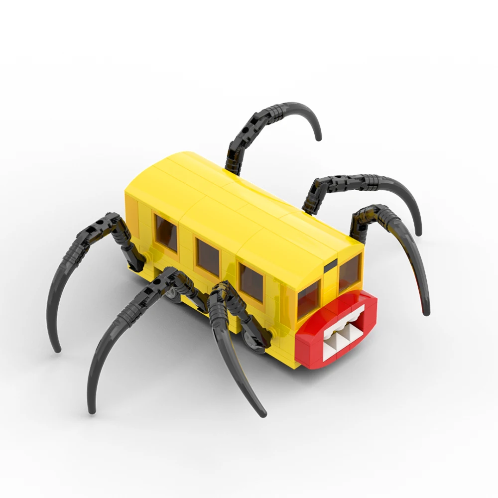 Moc jogo de terror choo-choo charles aranha trem bloco de construção  conjunto choo monstro thomased trem modelo de carro tijolos diy brinquedo