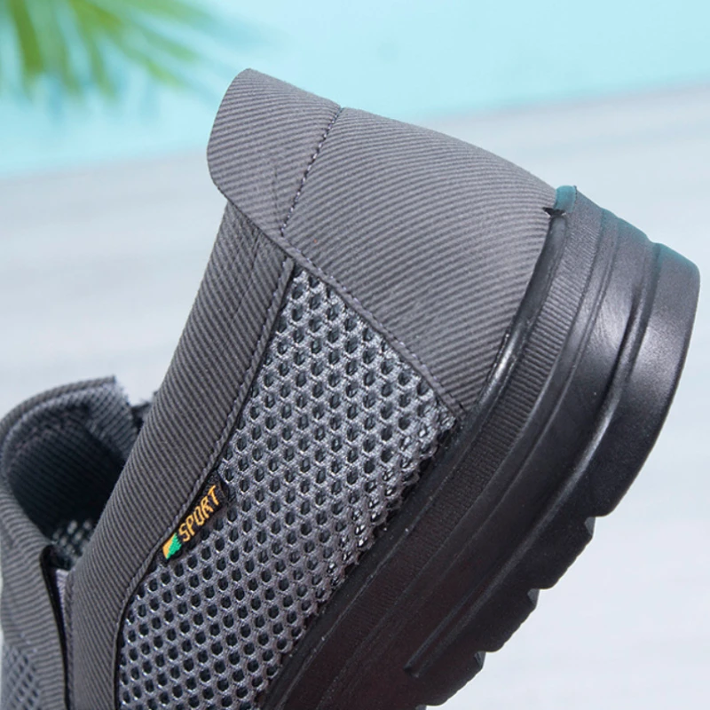 Summer Men's Breathable Loafers Mesh Man Casual Shoes Soft Lightweight Walking Driving Shoes Men's Flats Shoe Big Size 38-48 New 5