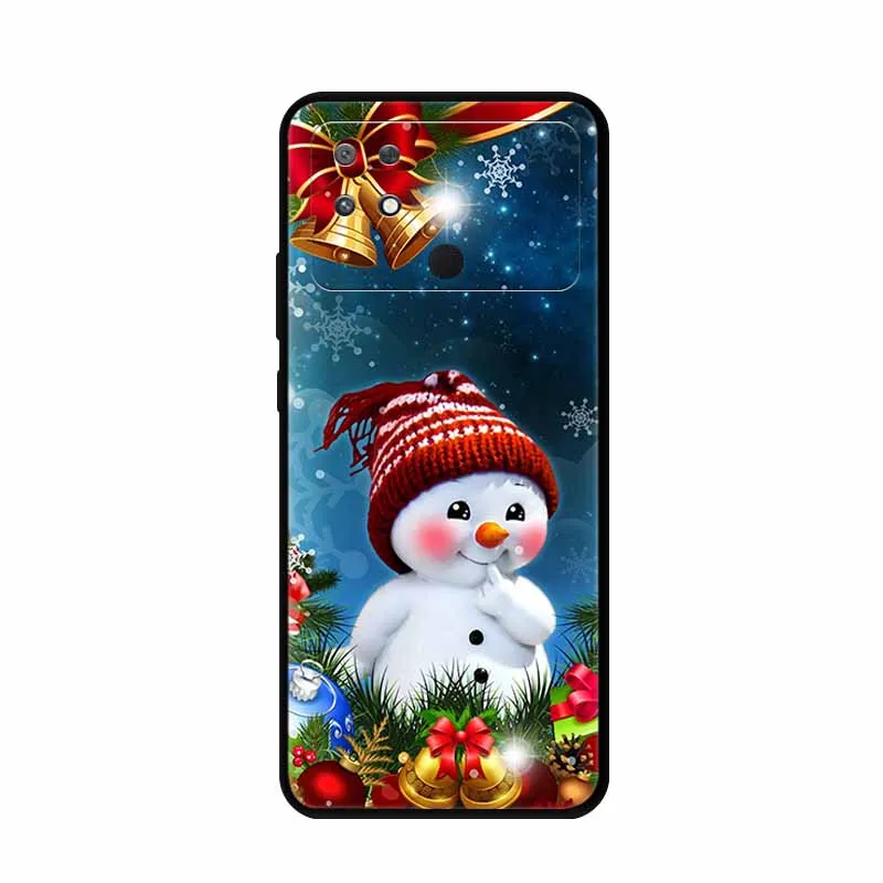 Stylish Soft TPU Silicone Back Cover for Xiaomi Poco C40 - Fashionable Protection Bumper Case